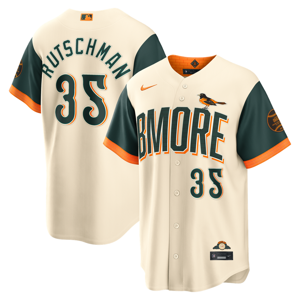 Adley Rutschman Baltimore Orioles Nike 2026 City Connect Stadium Jersey - Cream