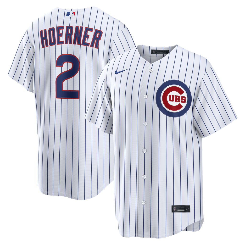 Nico Hoerner Chicago Cubs Nike Home Replica Jersey - White