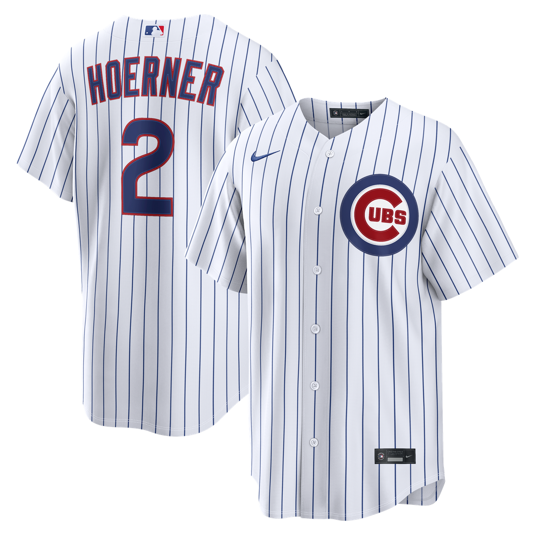 Nico Hoerner Chicago Cubs Nike Home Replica Jersey - White