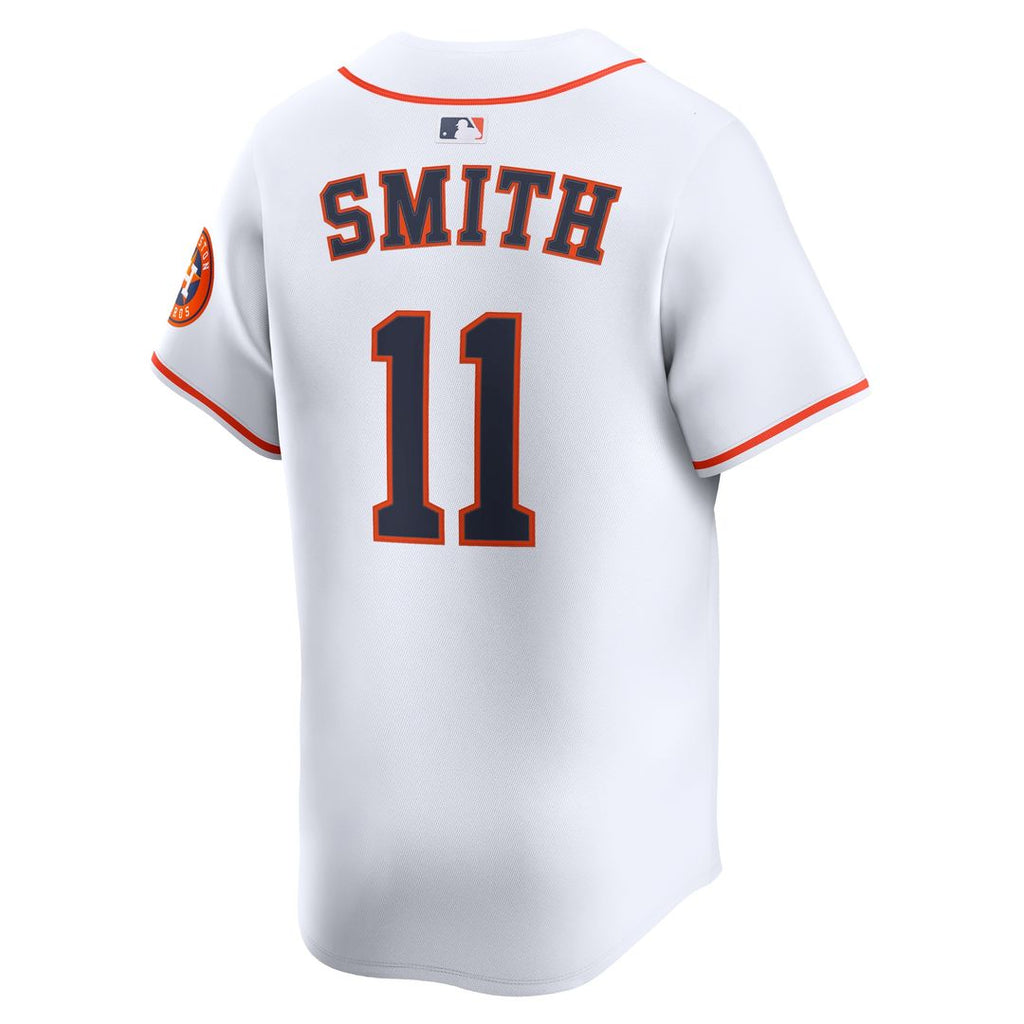 Cam Smith #11 Houston Astros Nike Home Limited Player Jersey - White