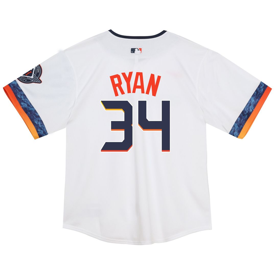 Nolan Ryan Houston Astros Nike Toddler City Connect 2025 Limited Jersey - White