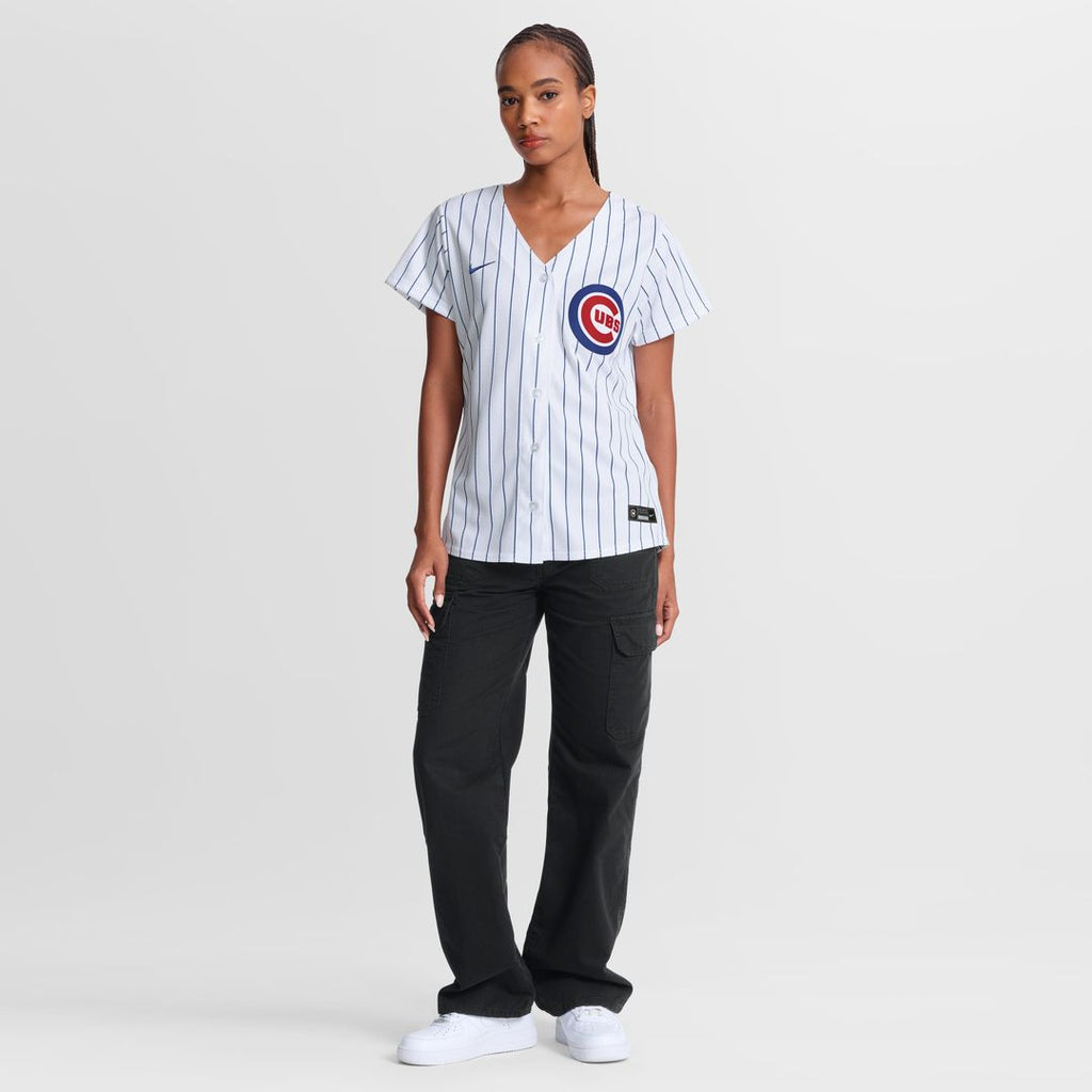 Chicago Cubs Nike Women's Home Replica Jersey - White