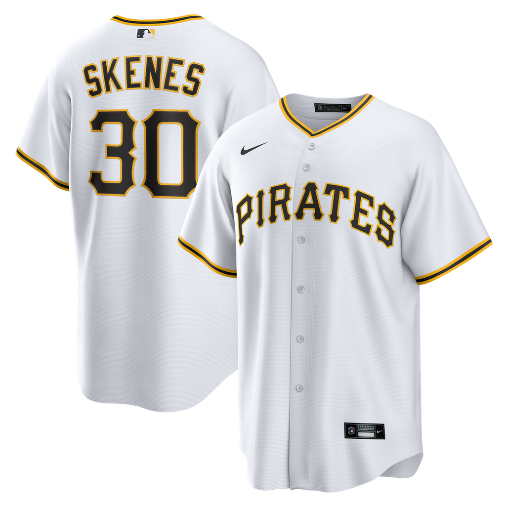 Paul Skenes Pittsburgh Pirates Nike Home Replica Player Jersey - White