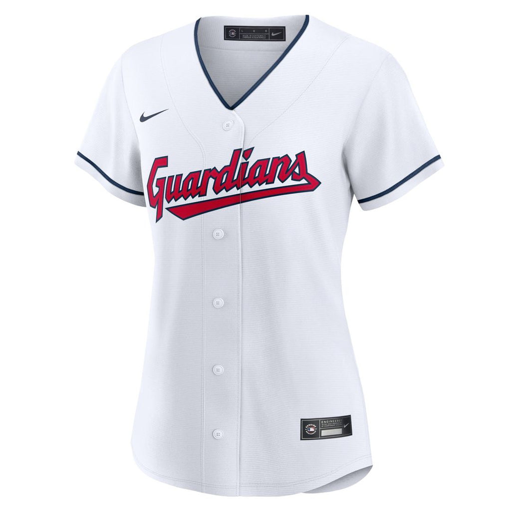 Women's Cleveland Guardians Nike Home Replica Team Jersey - White