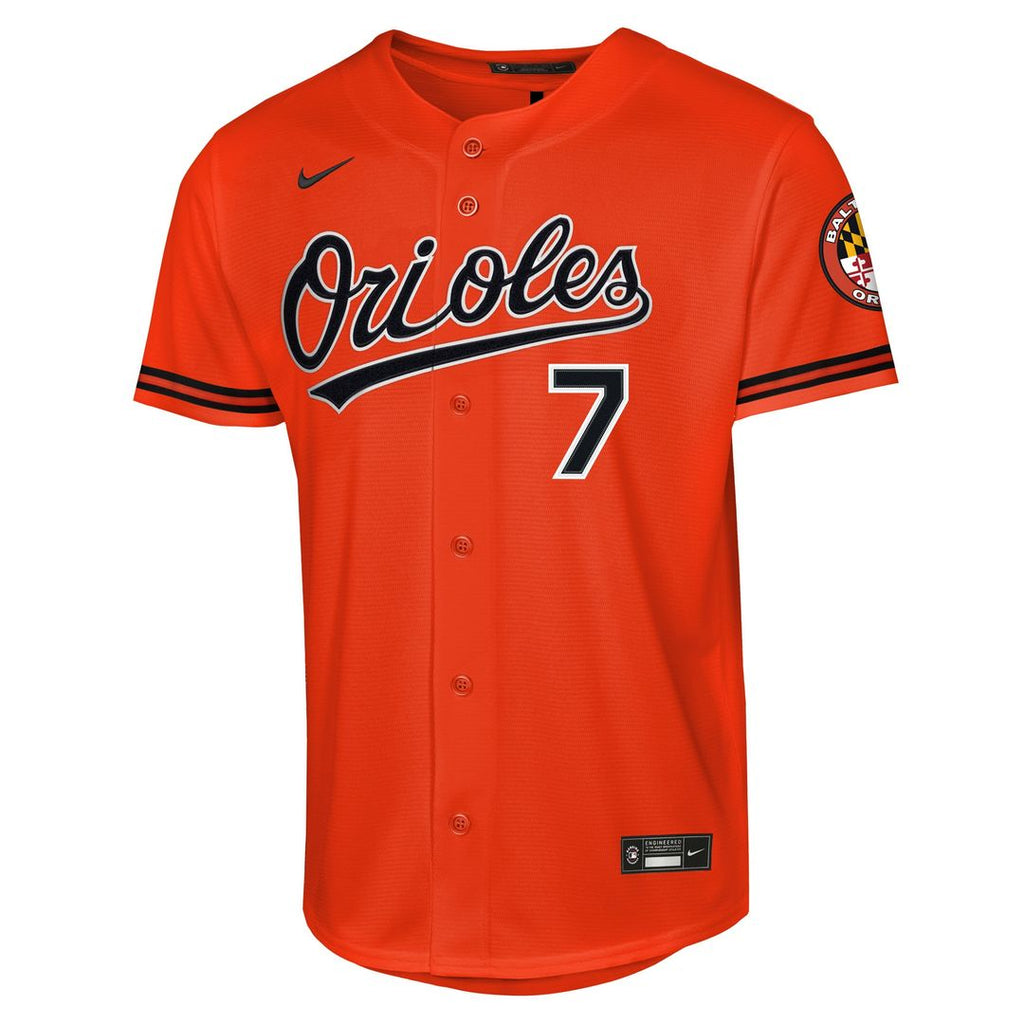 Jackson Holliday Baltimore Orioles Nike Youth Home Stadium Player Jersey - White