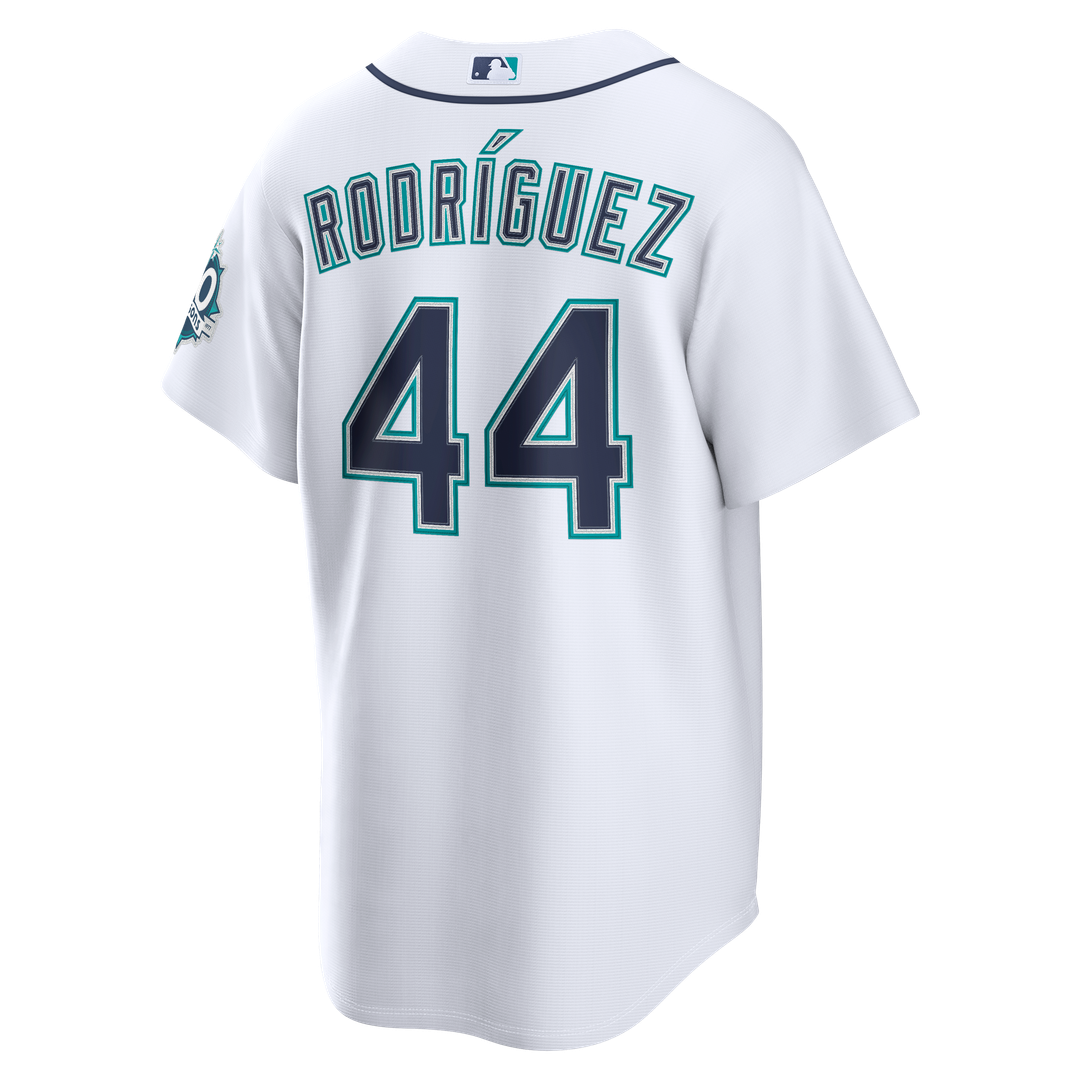 Julio Rodríguez Seattle Mariners Nike  Home Stadium 50th Season Patch Jersey - White
