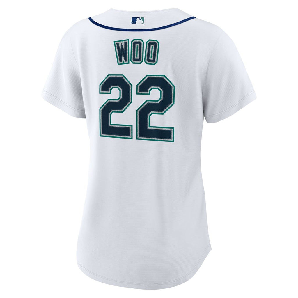 Bryan Woo Seattle Mariners Nike Women's Home Replica Jersey - White