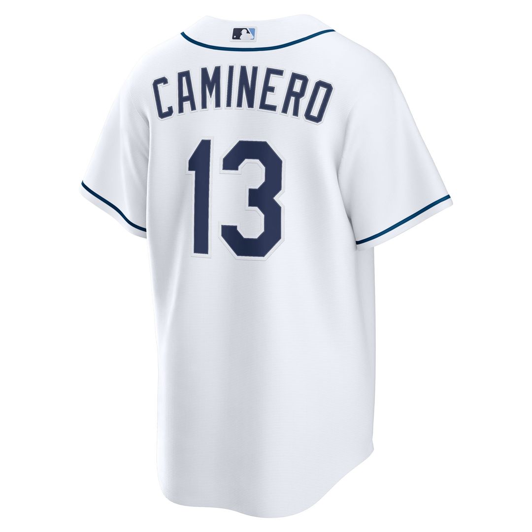 Junior Caminero Tampa Bay Rays Nike Youth Home Replica Jersey - White