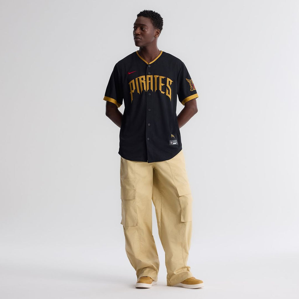 Oneil Cruz Pittsburgh Pirates Nike 2026 City Connect Stadium Jersey - Black