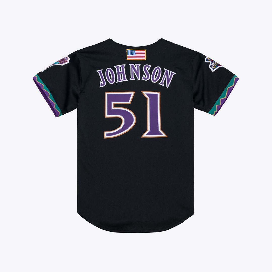 Randy Johnson Arizona Diamondbacks Mitchell & Ness 2000 Throwback Authentic Jersey - Purple