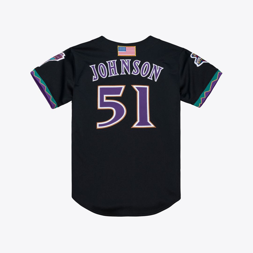 Randy Johnson Arizona Diamondbacks Mitchell & Ness 2001 Authentic Jersey - Black