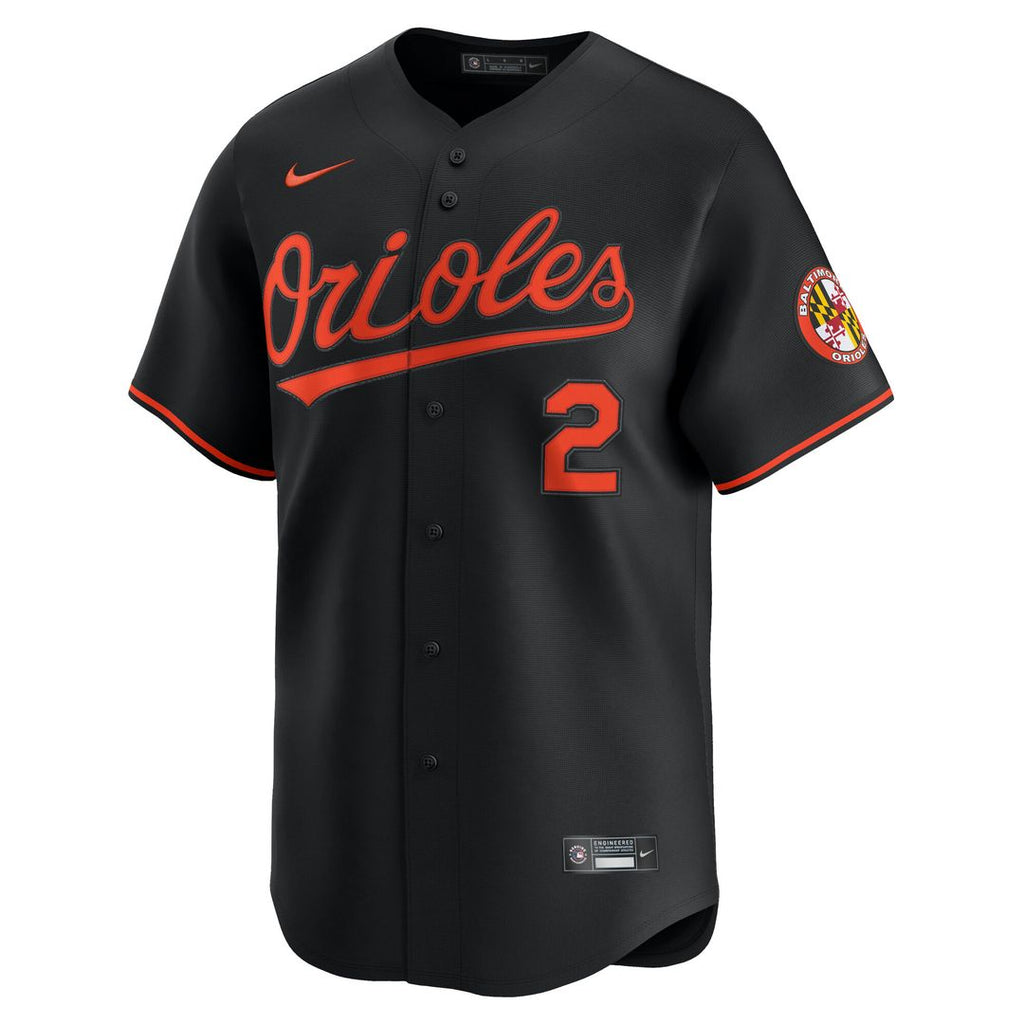 Gunnar Henderson Baltimore Orioles Nike Alternate Limited Player Jersey - Black