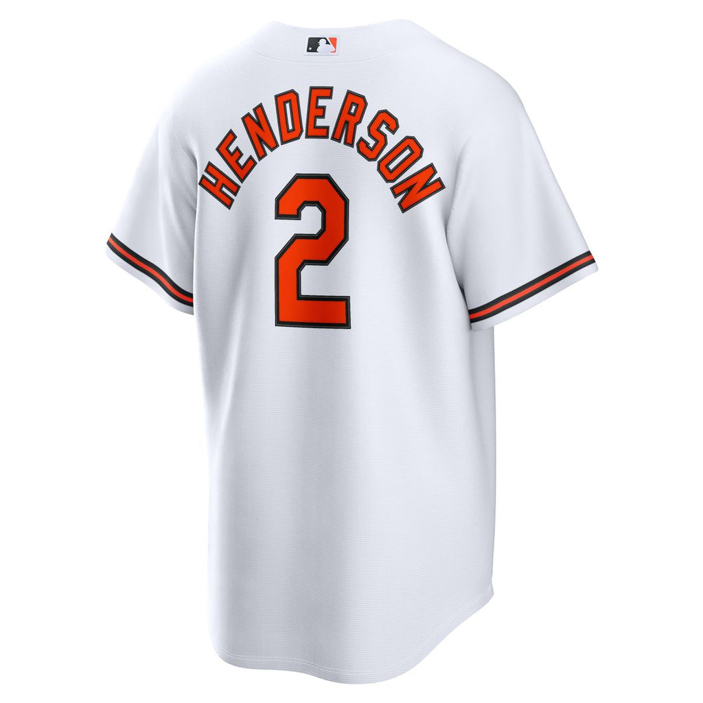 Gunnar Henderson Baltimore Orioles Nike Home Replica Jersey - White