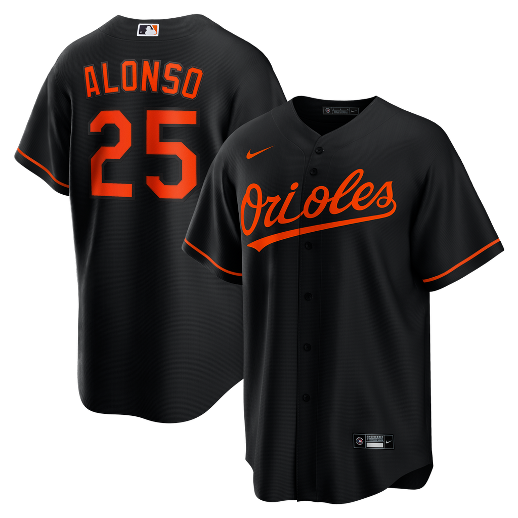 Pete Alonso Baltimore Orioles Nike Alternate Replica Jersey - Black