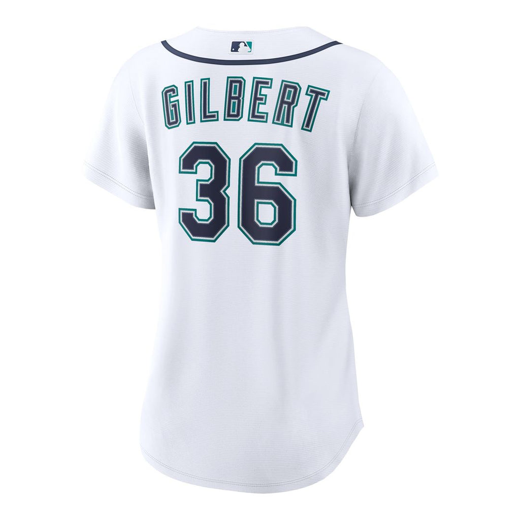 Logan Gilbert Seattle Mariners Nike Women's Home Replica Jersey - White