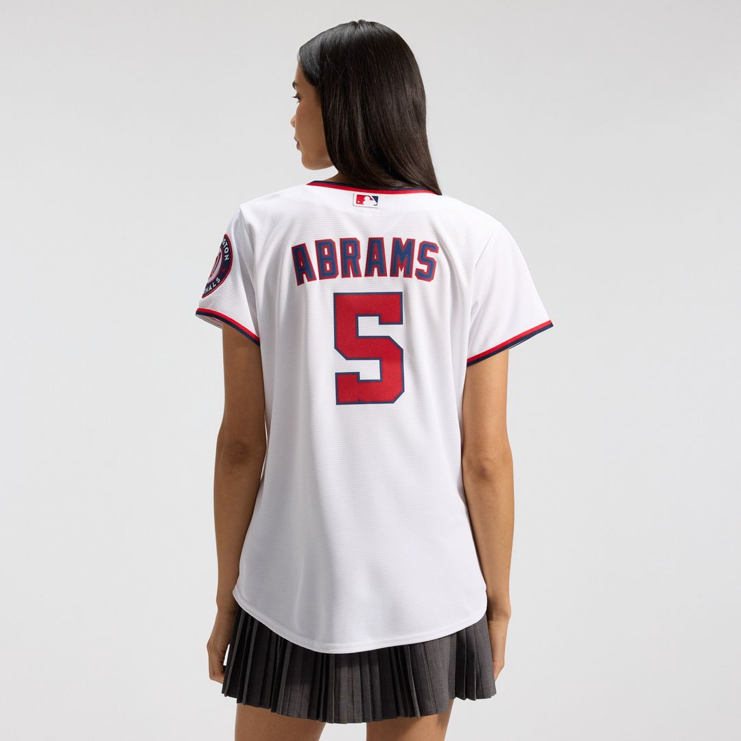 CJ Abrams Washington Nationals Nike Women's Home Replica Player Jersey - White