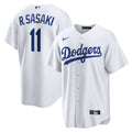 Rōki Sasaki Los Angeles Dodgers Nike Replica Jersey - White