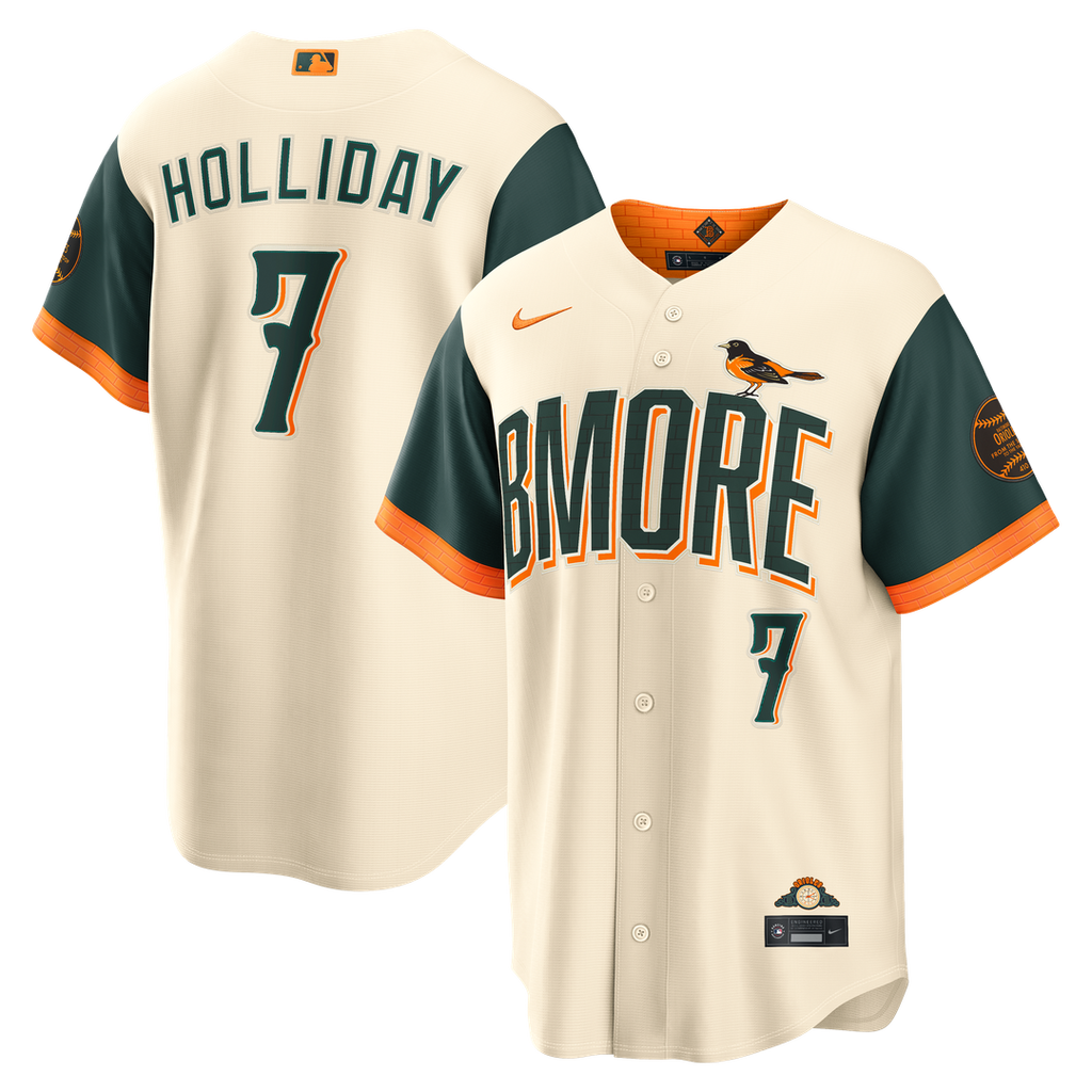 Jackson Holliday Baltimore Orioles Nike 2026 City Connect Stadium Jersey - Cream