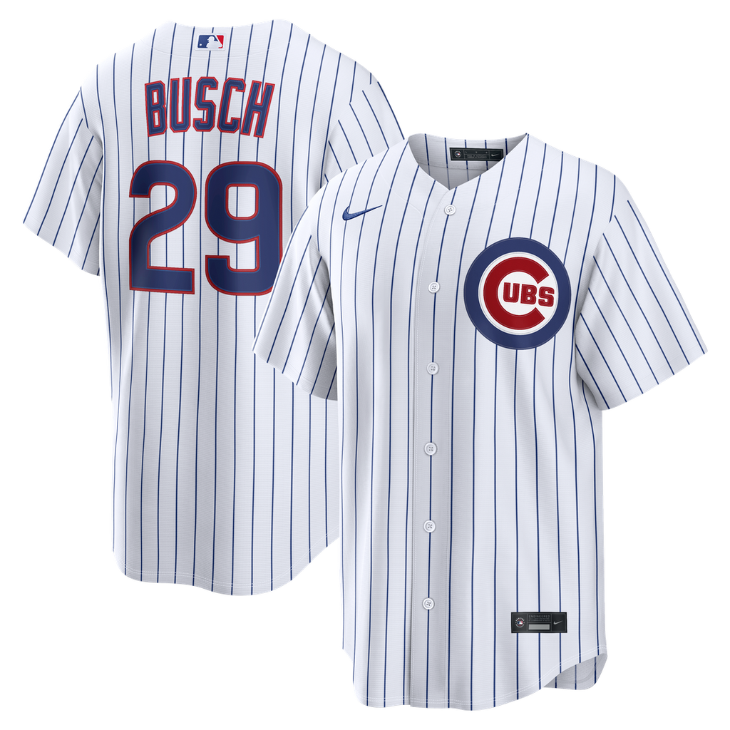 Michael Busch Chicago Cubs Nike Home Replica Jersey - White