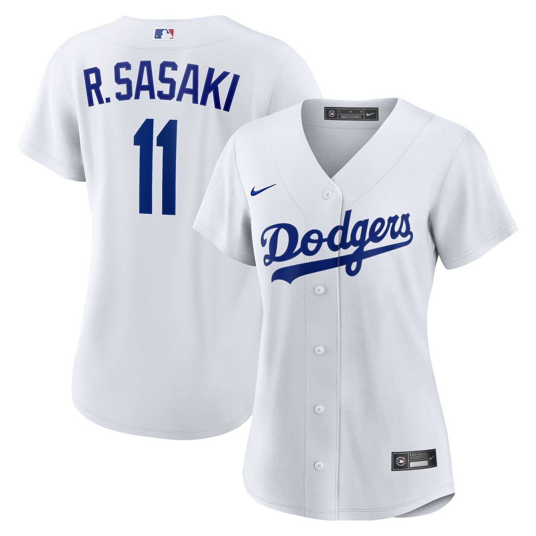 Rōki Sasaki Los Angeles Dodgers Nike Women's Replica Jersey - White
