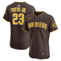 Fernando Tatis Jr. San Diego Padres Nike Road Elite Jersey - Brown