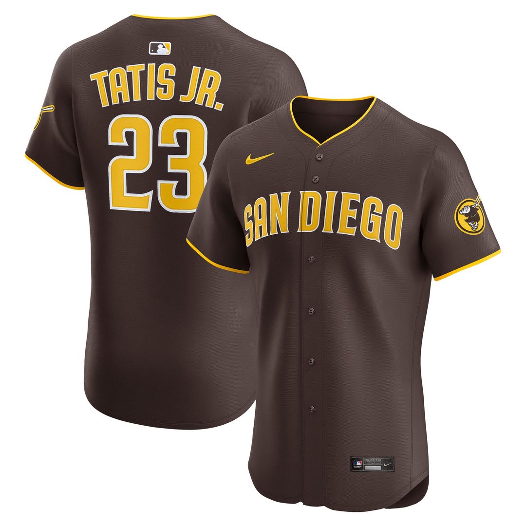 Fernando Tatis Jr. San Diego Padres Nike Alternate Elite Jersey - Sand