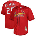 Mark McGwire St. Louis Cardinals Mitchell & Ness Big & Tall Cooperstown Mesh Batting Practice Jersey - Red