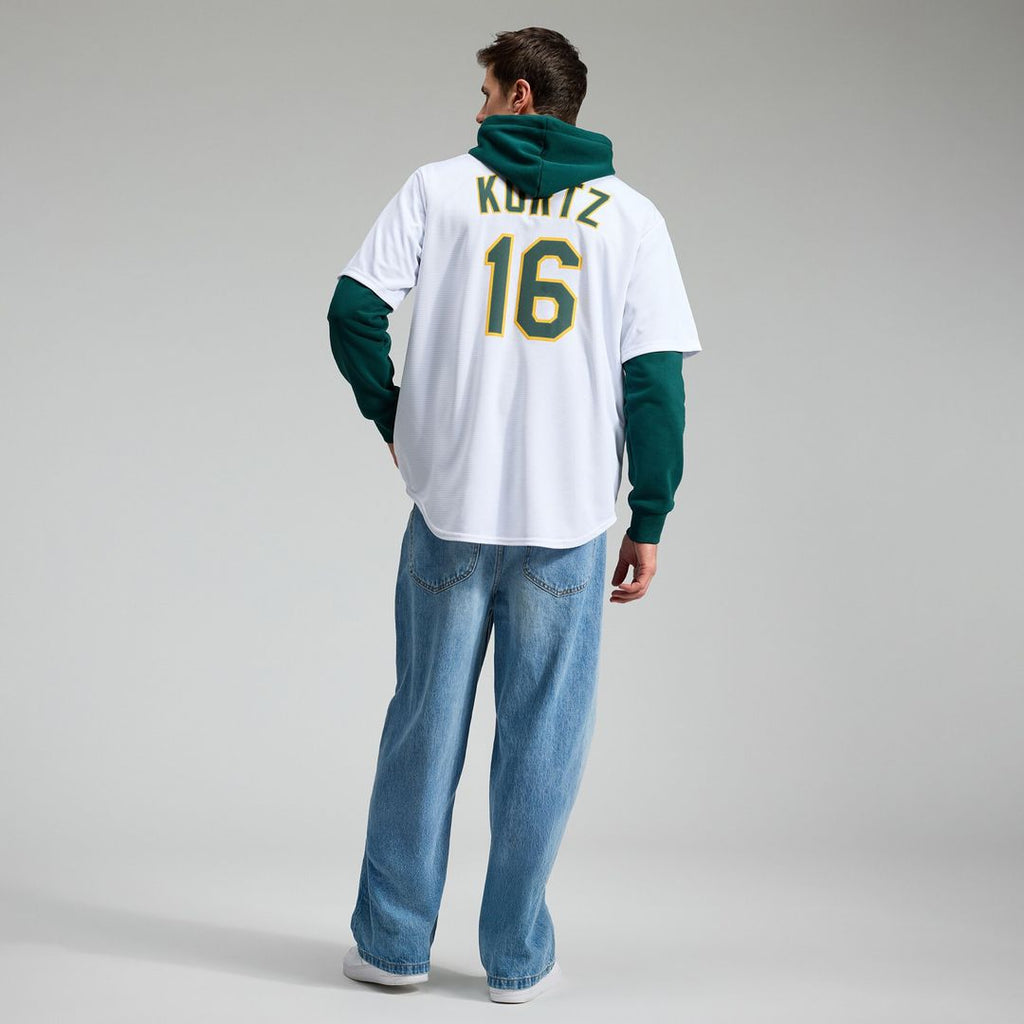 Nick Kurtz Athletics Nike Home Replica Jersey - White