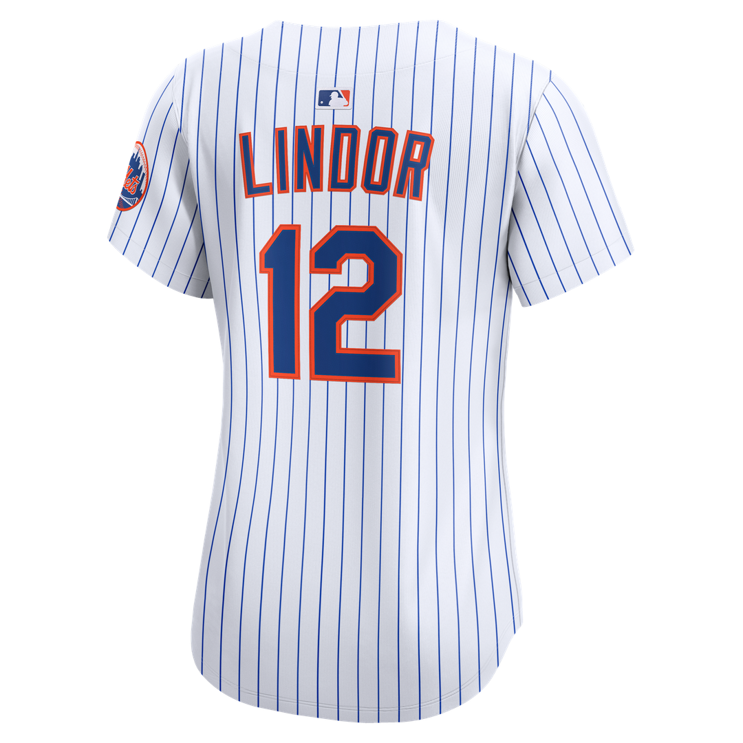 Francisco Lindor New York Mets Nike Women's Home Limited Jersey - White