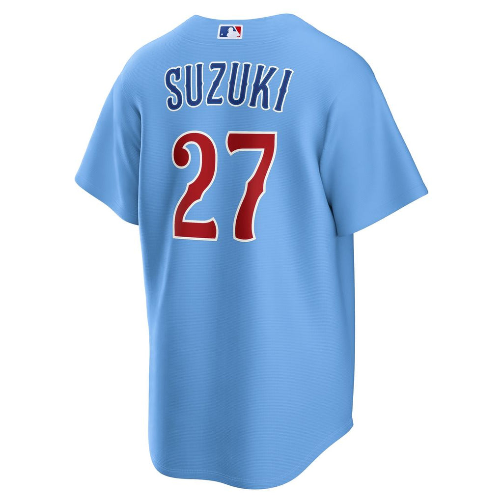 Seiya Suzuki Chicago Cubs Nike Alternate Replica Jersey - Light Blue