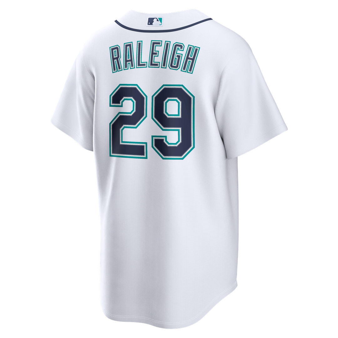Cal Raleigh Seattle Mariners Nike Home Replica Jersey - White