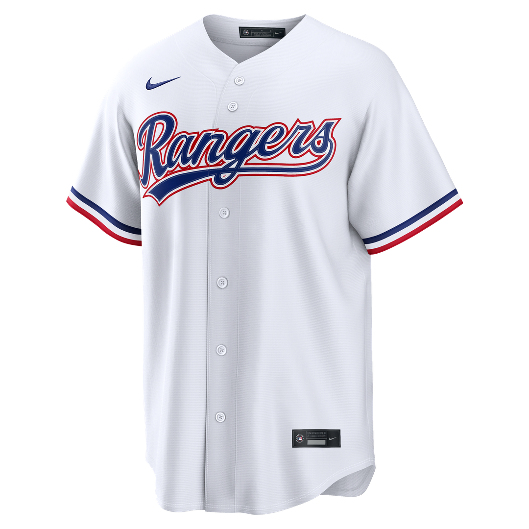 Jake Burger Texas Rangers Nike Home Replica Jersey - White