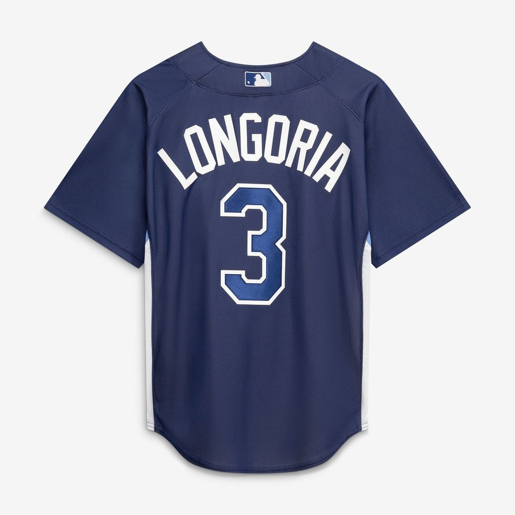 Evan Longoria Tampa Bay Rays Mitchell & Ness Authentic Batting Practice Jersey - Navy