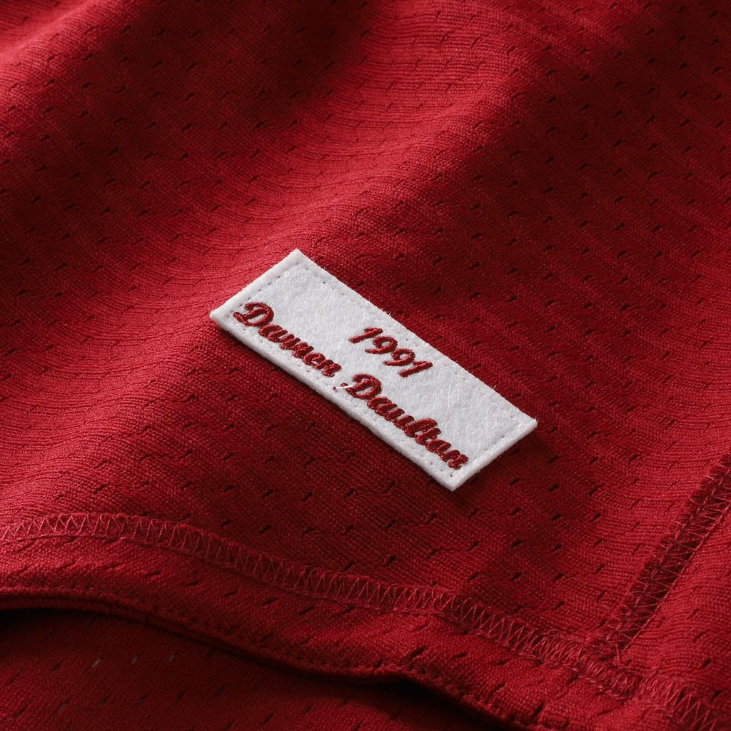 Darren Daulton Philadelphia Phillies Mitchell & Ness Authentic Batting Practice Jersey - Scarlet