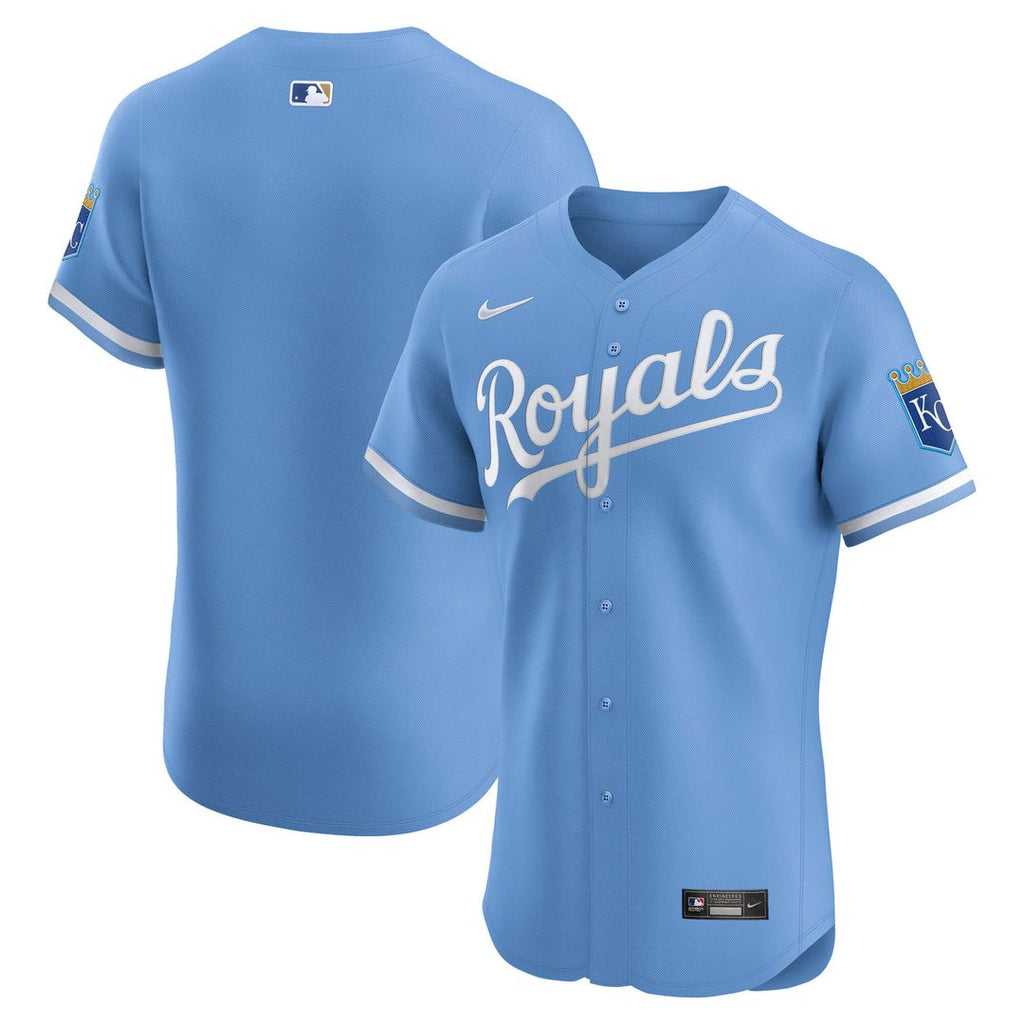 Kansas City Royals Nike Home Elite Jersey - White