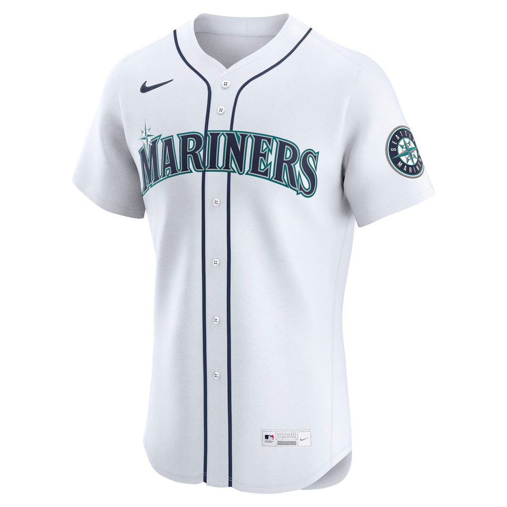 Seattle Mariners Nike Home Elite Jersey - White