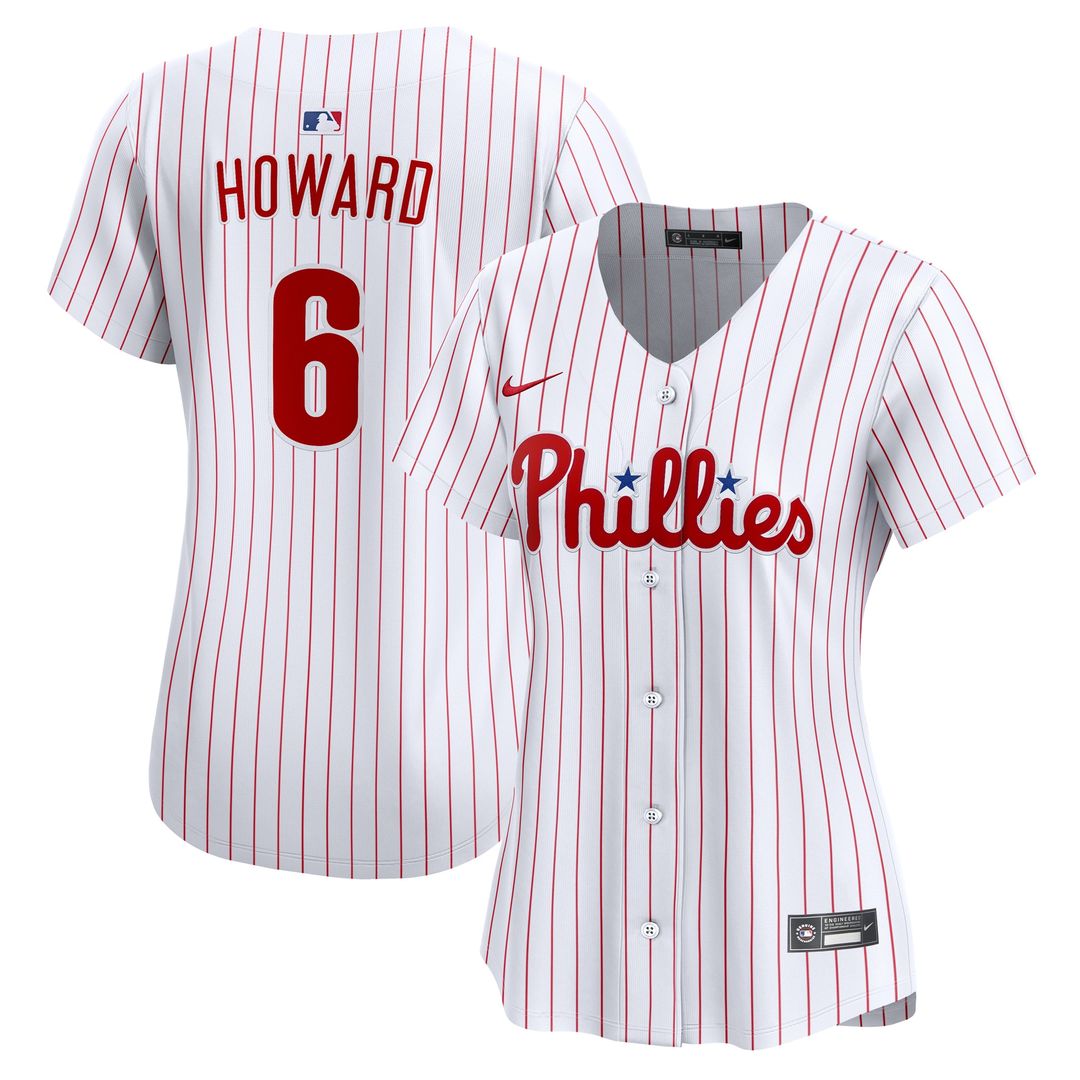 Ryan Howard Philadelphia Phillies Nike Women's Limited Jersey - White