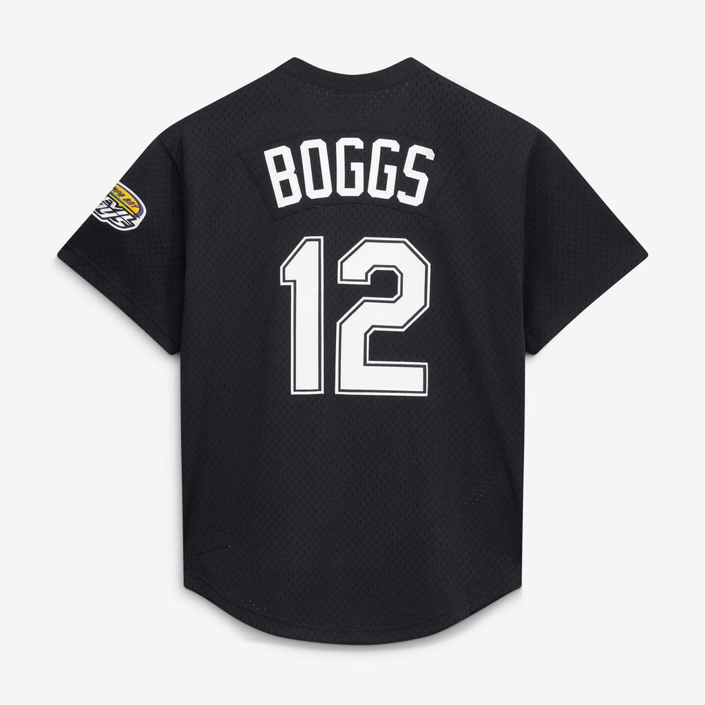 Wade Boggs Tampa Bay Rays Mitchell & Ness Authentic Batting Practice Jersey - Black