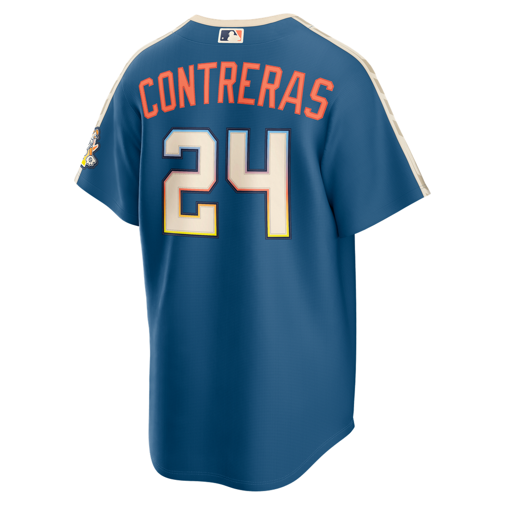 William Contreras Milwaukee Brewers Nike 2026 City Connect Stadium Jersey - Mineral Blue