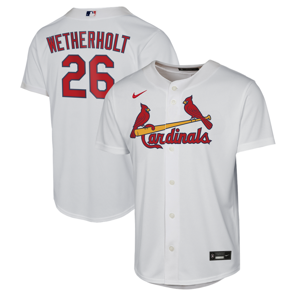 JJ Wetherholt St. Louis Cardinals Nike Youth Home Replica Jersey - White