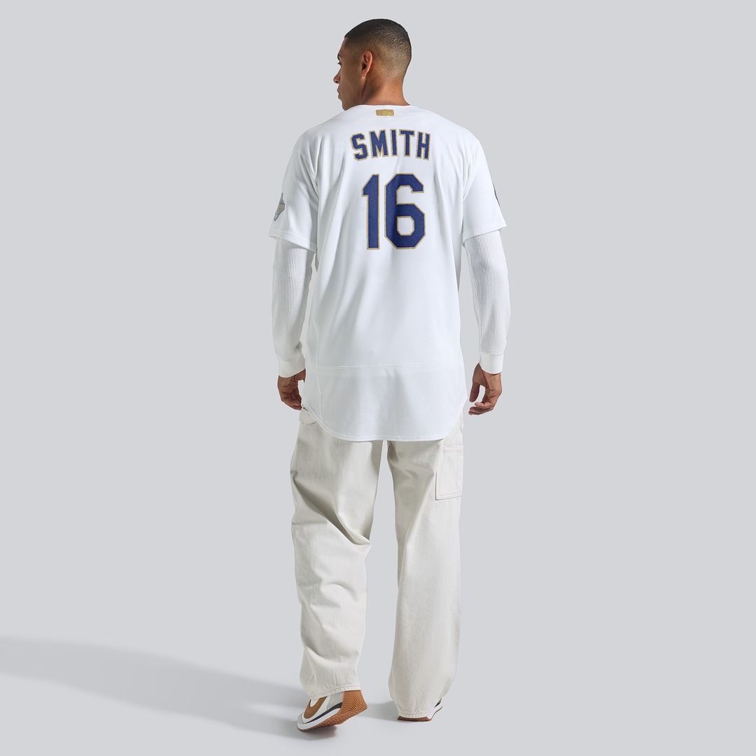 Will Smith Los Angeles Dodgers Nike 2026 Gold Collection Authentic Jersey - White
