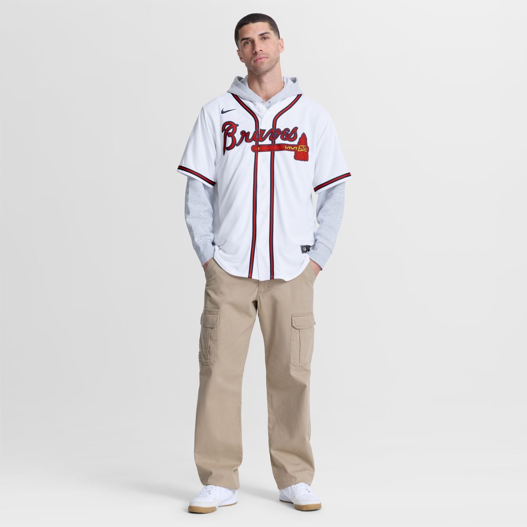 Grant Holmes Atlanta Braves Nike Home Replica Jersey - White