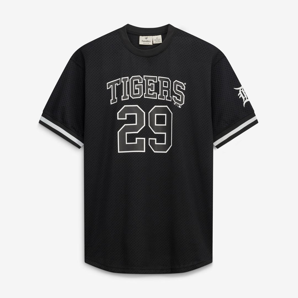 Tarik Skubal Detroit Tigers Fanatics Big & Tall Heavyweight Mesh Jersey - Black/White