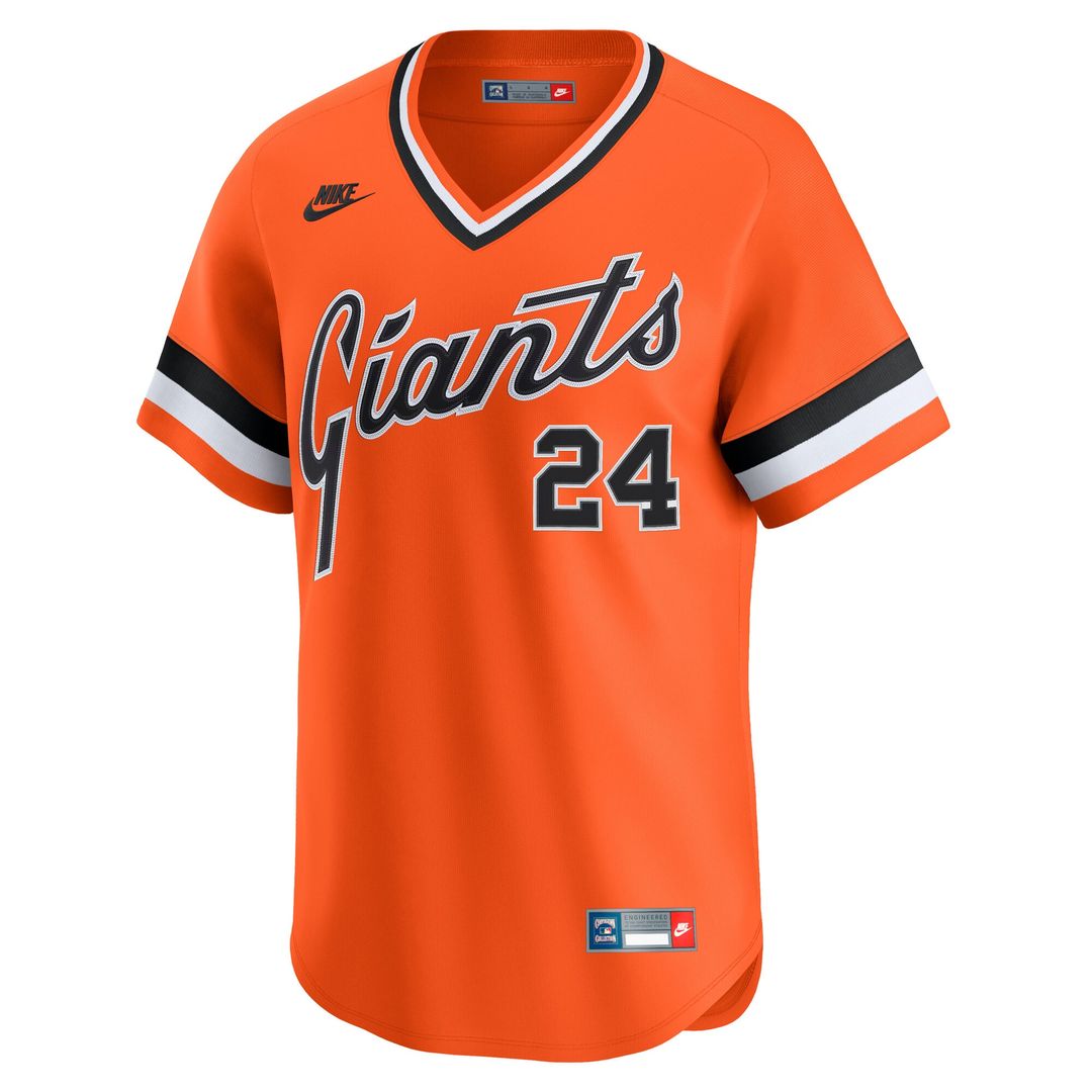 Willie Mays San Francisco Giants Nike Cooperstown Collection Limited Jersey - Orange
