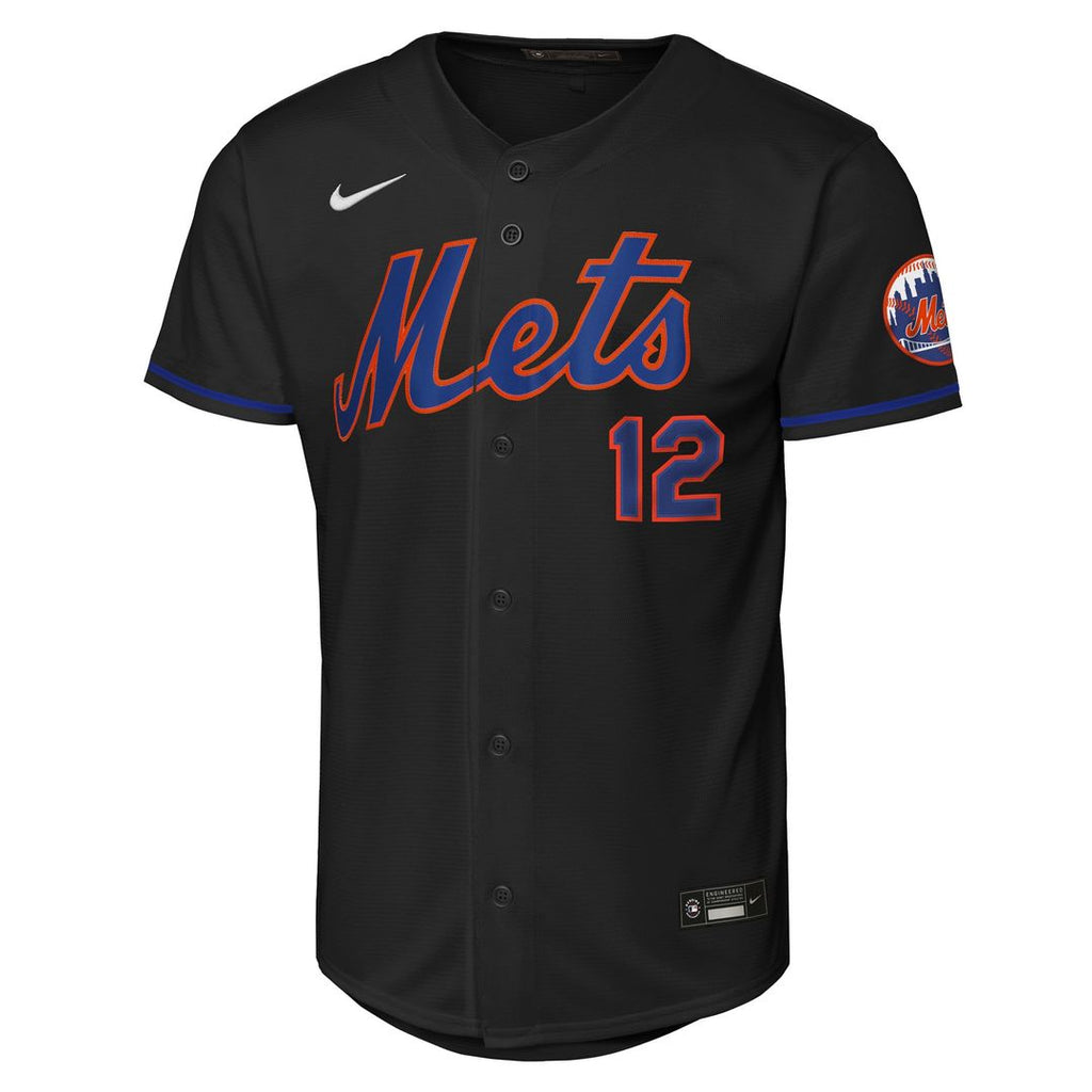 Francisco Lindor New York Mets Nike Youth Road Stadium Player Jersey - Gray