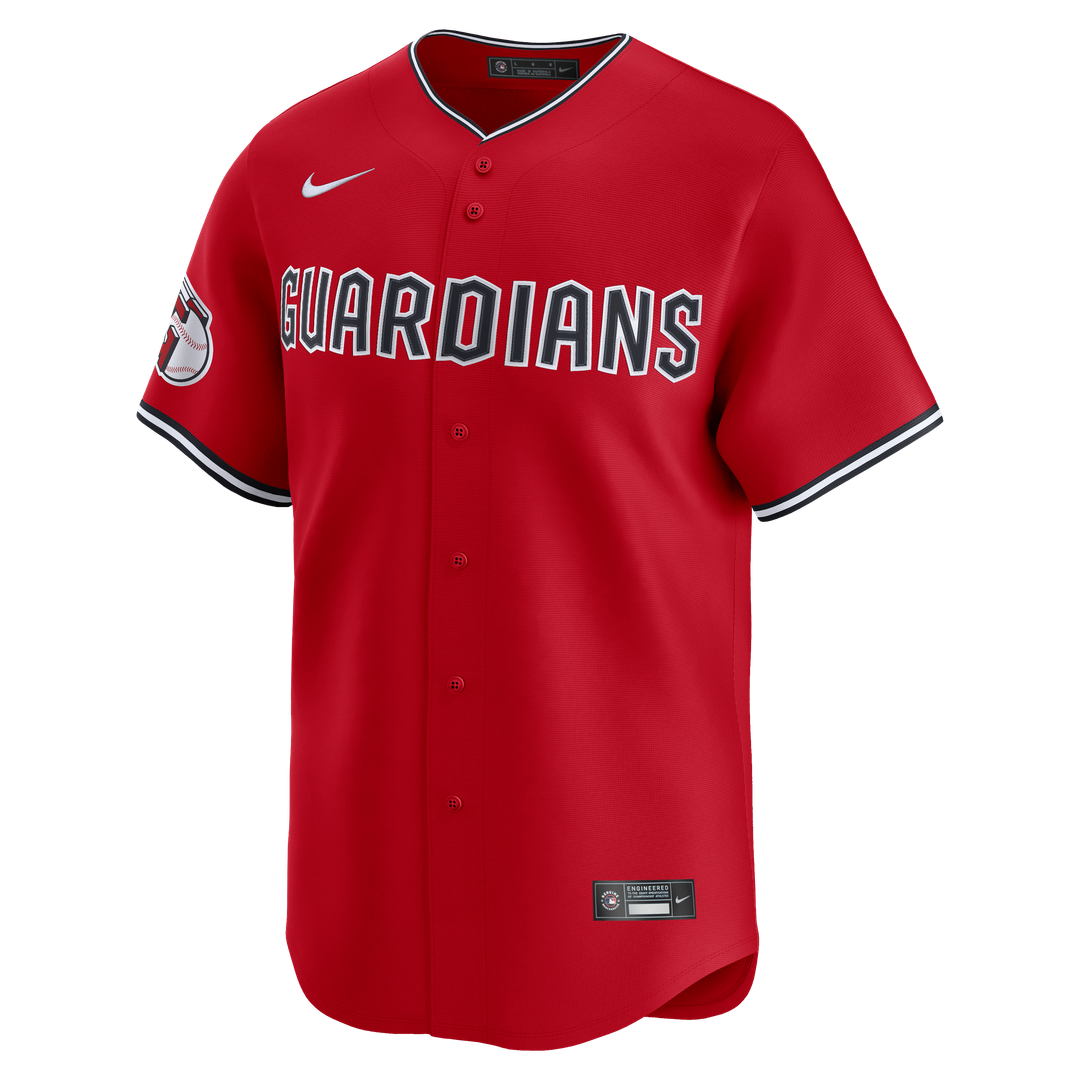 Cleveland Guardians Nike Road Limited Jersey - Gray