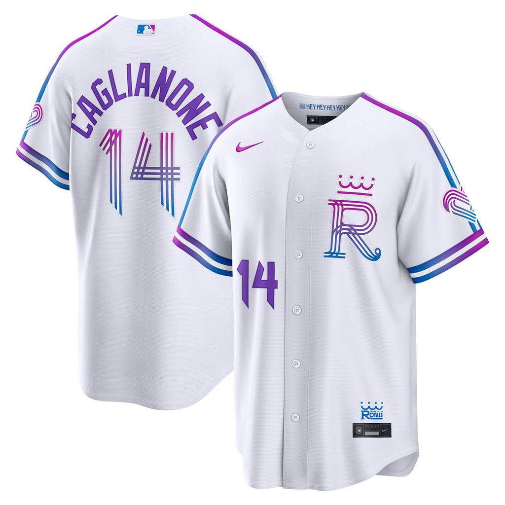Jac Caglianone Kansas City Royals Nike 2026 City Connect Stadium Jersey - White