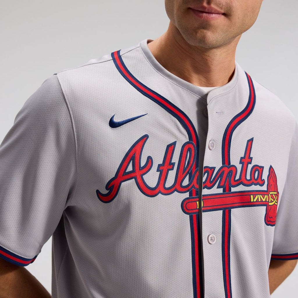 Ozzie Albies Atlanta Braves Nike Road Limited Player Jersey - Gray