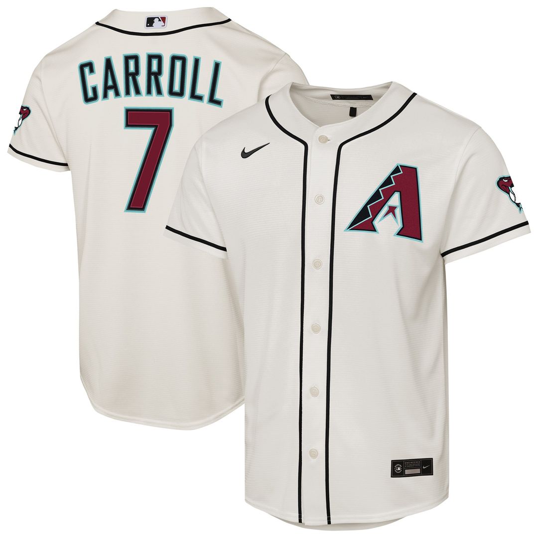 Corbin Carroll Arizona Diamondbacks Nike Youth Alternate Stadium Jersey - Black
