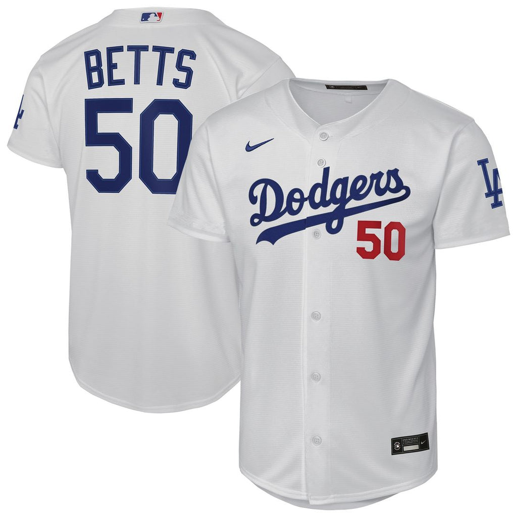 Mookie Betts Los Angeles Dodgers Nike Youth Alternate Stadium Jersey - Royal